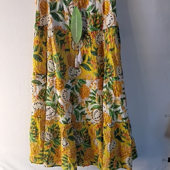 FARM Rio Yellow Floral Maxi Skirt - Picture 4 of 10